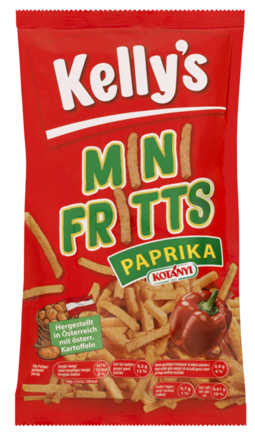 Verpackung von Kelly's Mini Fritts Paprika