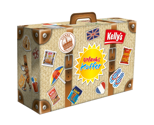 Verpackung von Kelly's & Soletti Snack Suitcase