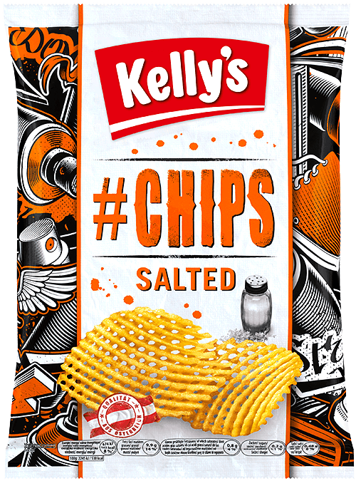 Verpackung von #Chips Salted