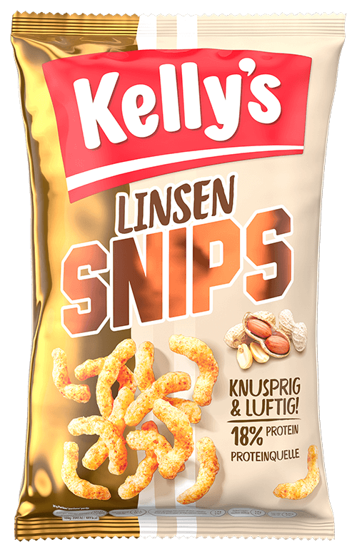 Verpackung von Kelly’s Linsensnips