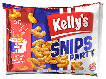 Verpackung von Kelly's Snips Party