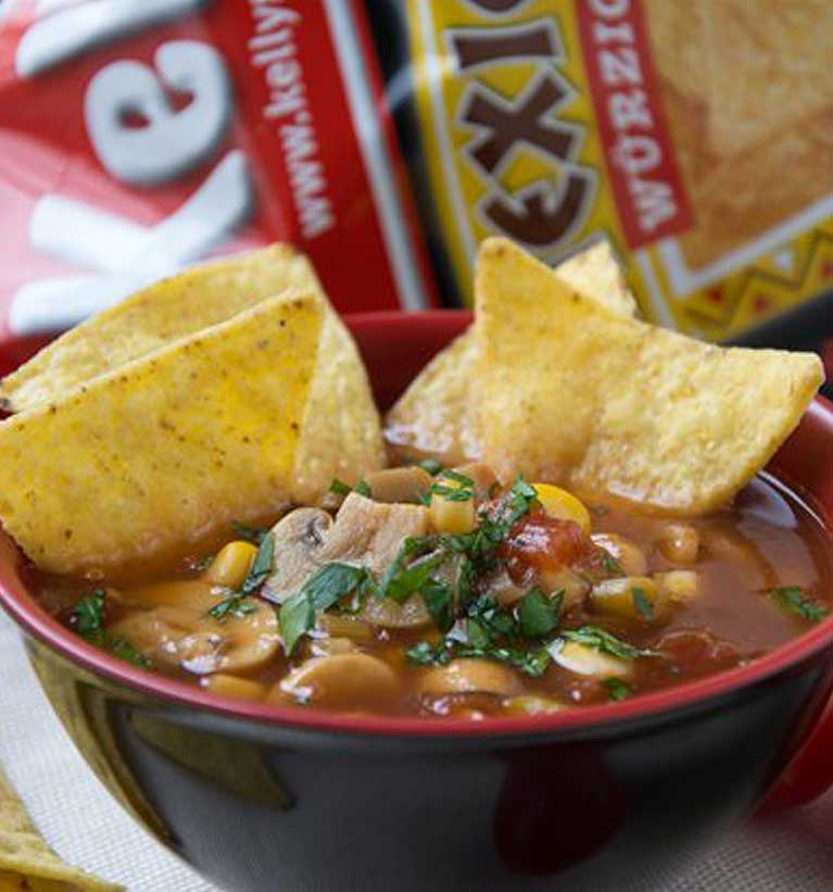 MEXIKANISCHE SUPPE MIT TORTILLA CHIPS (VARIANTE 3) - Kelly&amp;#39;s