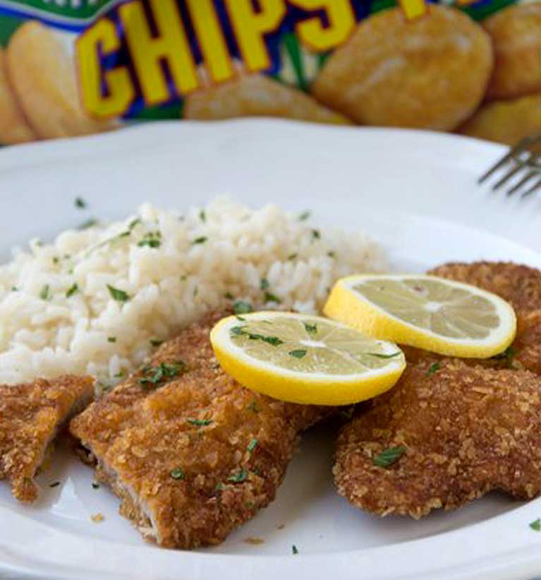 SCHNITZEL IN TORTILLA-CHIPS-KRUSTE (VARIANTE 3) - Kelly&amp;#39;s