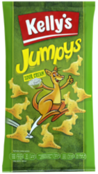 Verpackung von Kelly's Jumpys Sour Cream