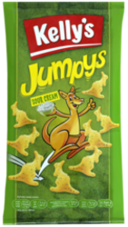 Verpackung von Kelly‘s Jumpys Sour Cream