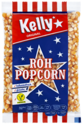 Verpackung von Kelly Raw Popcorn