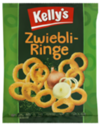 Verpackung von Kelly’s Zwiebli-Ringe