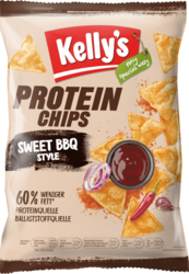 Verpackung von Kelly's Proteinchips Sweet BBQ Style