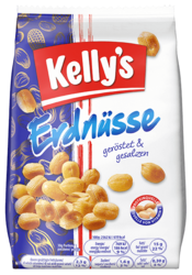 Verpackung von Kelly's Erdnüsse geröstet und gesalzen