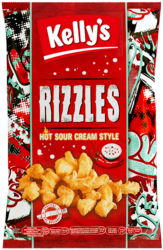 Verpackung von Kelly's Rizzles Hot Sour Cream