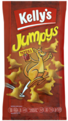 Verpackung von Kelly's Jumpys Paprika