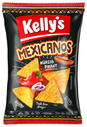 Verpackung von Kelly's Mexicanos spicy piquant