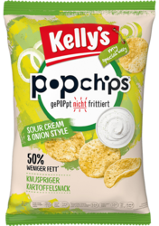 Verpackung von Kelly's Popchips Sour Cream