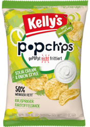 Verpackung von Kelly’s Popchips Sour Cream