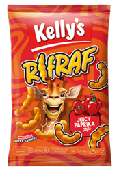 Verpackung von Kelly’s RIFRAF Juicy Paprika Style