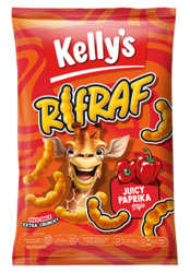 Verpackung von Kelly’s RIFRAF Juicy Paprika Style