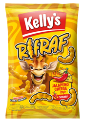 Verpackung von Kelly’s RIFRAF Jalapeño Cheese Style