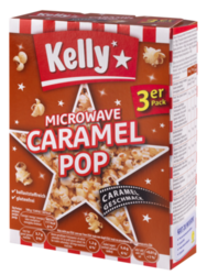 Verpackung von Kelly Microwave Caramel Pop
