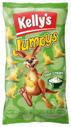 Verpackung von Kelly‘s Jumpys Sour Cream