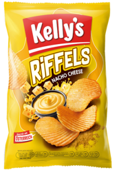 Verpackung von Kelly’s Riffels Nacho Cheese