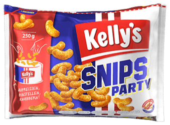 Verpackung von Kelly's Snips Party