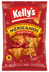 Verpackung von Kelly's MEXICANOS fiery-hot