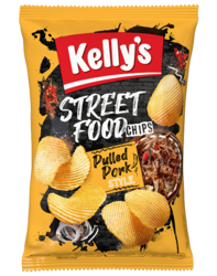 Verpackung von Street Food Chips Pulled Pork