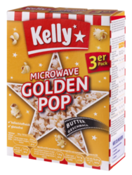 Verpackung von Kelly Microwave Golden Pop Butter