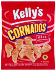 Verpackung von Kelly's Cornados Käsegeschmack