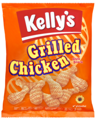 Verpackung von Kelly's Grilled Chicken Style Snack