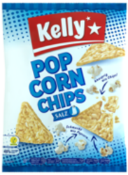 Verpackung von Kelly Popcornchips Salz