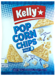 Verpackung von Kelly Popcornchips Salted