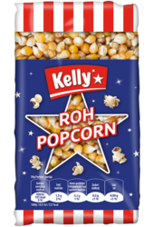 Verpackung von Kelly Roh Popcorn